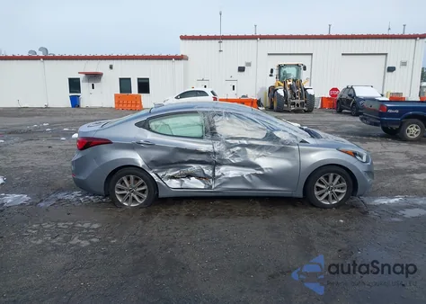 2016 Hyundai Elantra Se из США, поврежденный, VIN 5NPDH4AE2GH687460